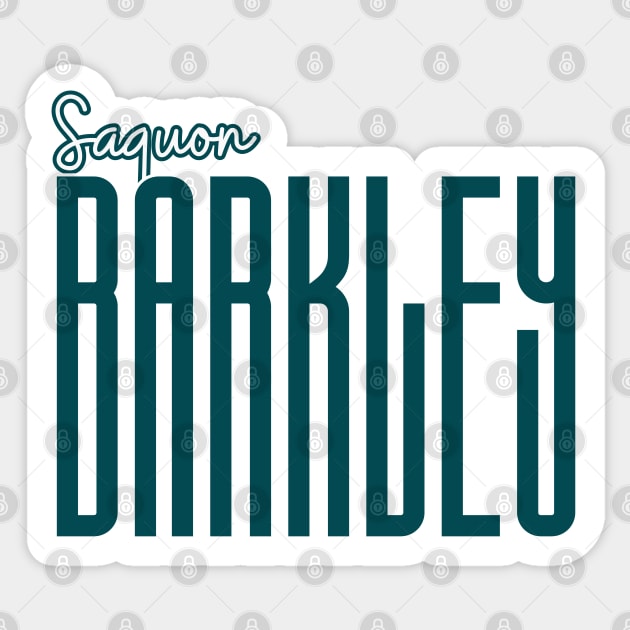 SAQUON BARKLEY PHILADEPHIA EAGLES Sticker by Lolane